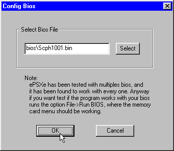 BIOS 配置面板